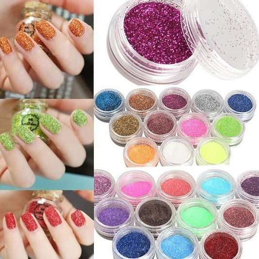 Ultimate 24 Color 3D Nail Art Decorations | Variety Set for Manicure