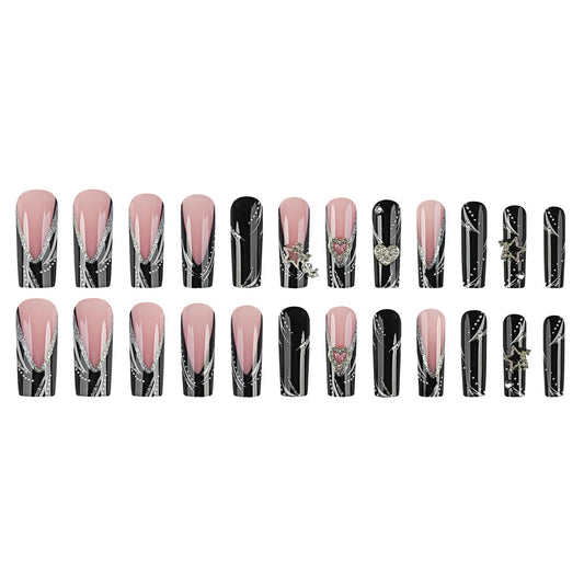Professional Finished French Tip False Nails | Wearable Full Coverage Set