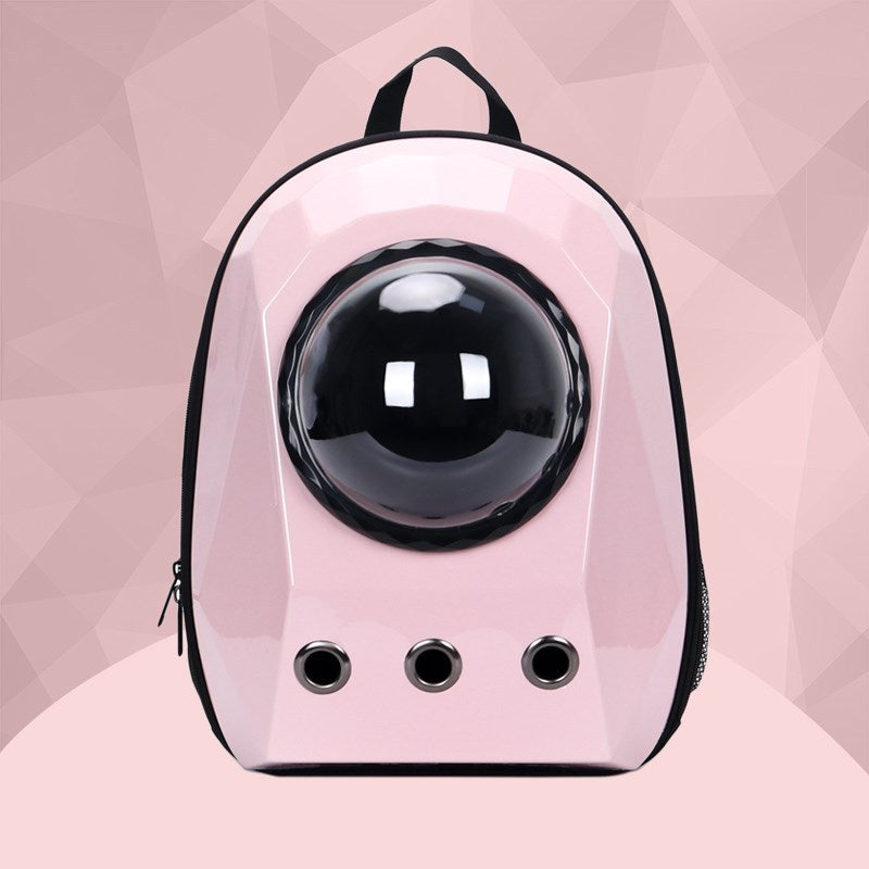 Breathable Pet Space Capsule Carrier Bag | Dog & Cat Travel Backpack Cage