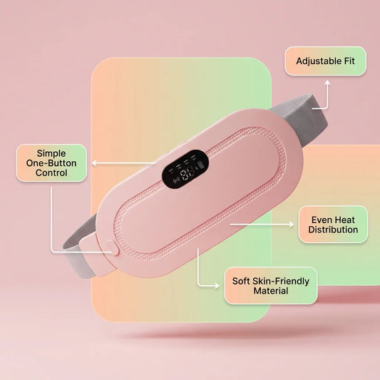 Portable Wearable Heating Belt for Period Pain Relief