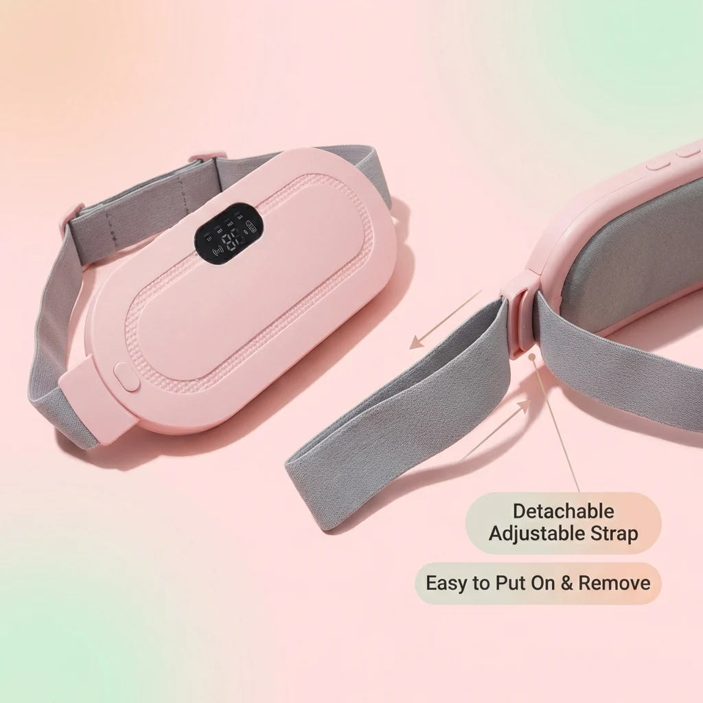 Portable Wearable Heating Belt for Period Pain Relief