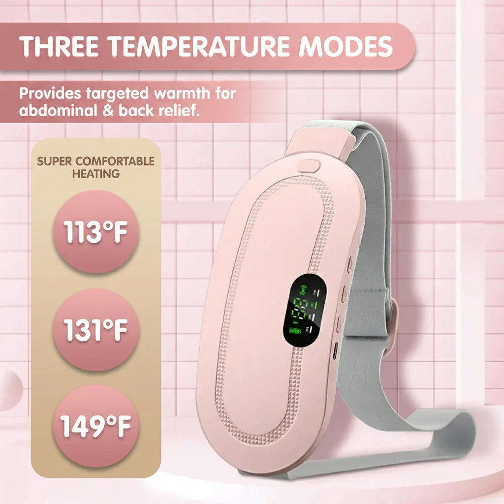Portable Wearable Heating Belt for Period Pain Relief