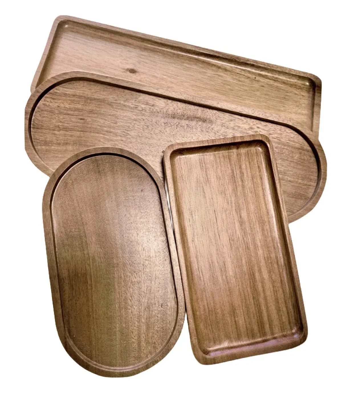 Multipurpose Solid Wood Food Tray | Snack, Fruit, & Bread Board Pallet