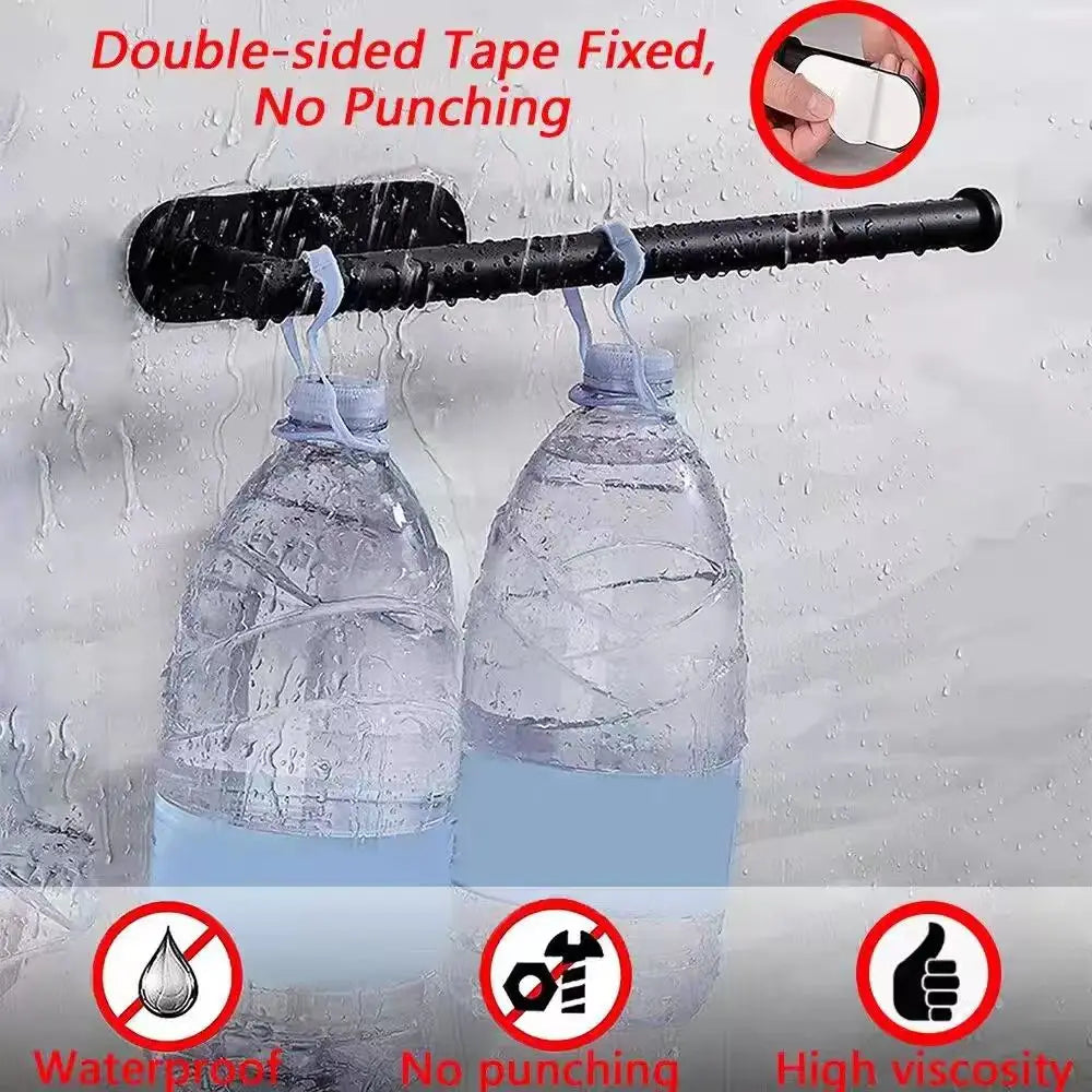 Kitchen & Bathroom Adhesive Paper Towel Hanger | Toilet Roll Dispenser