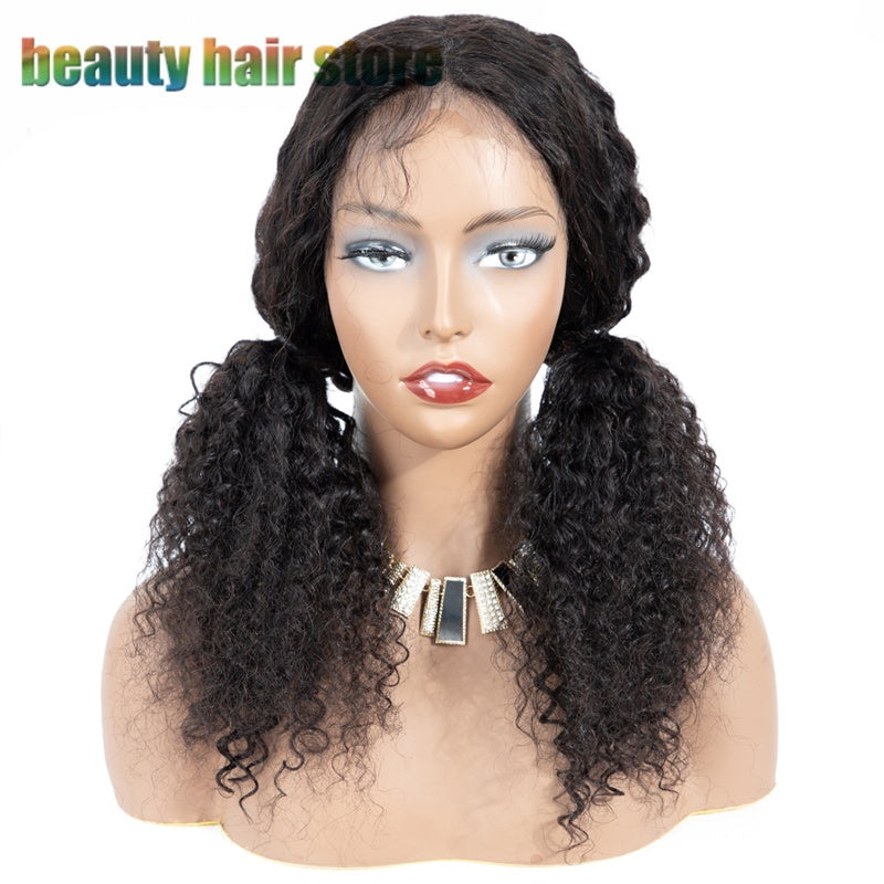Voluminous Brazilian Kinky Curl Wig | Full Lace Front Human Hair Texture