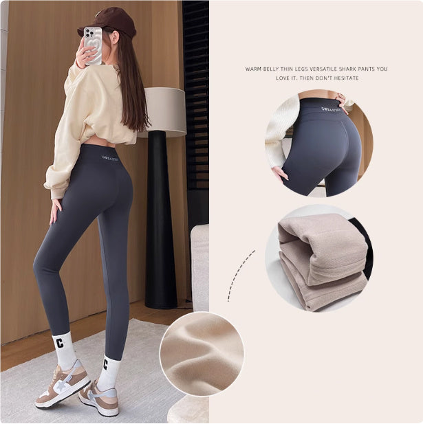 Women's Lamb Fleece Warm Leggings