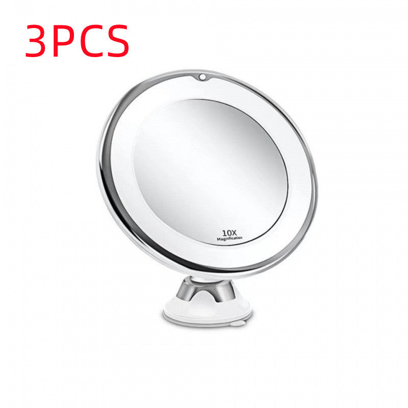 Illuminated Desktop Makeup Mirror | Bright LED Supplement Light