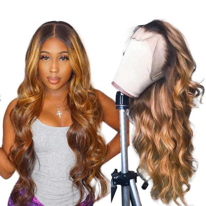Vibrant Ombré Human Hair Lace Front Wigs | Colorful Remy Hair Extensions