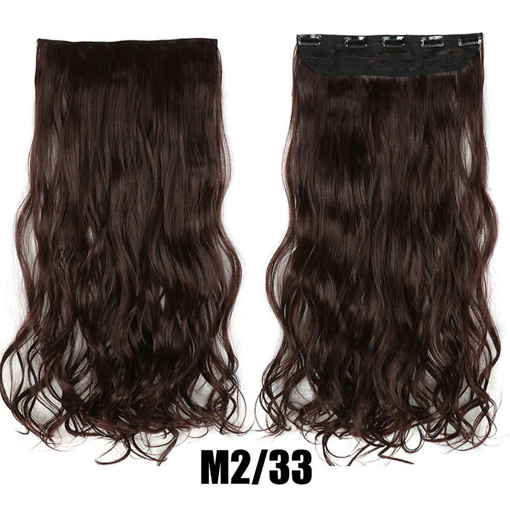 Seamless & Fluffy Wavy Hair Extensions | Big Volume Long Curly Clip-Ins