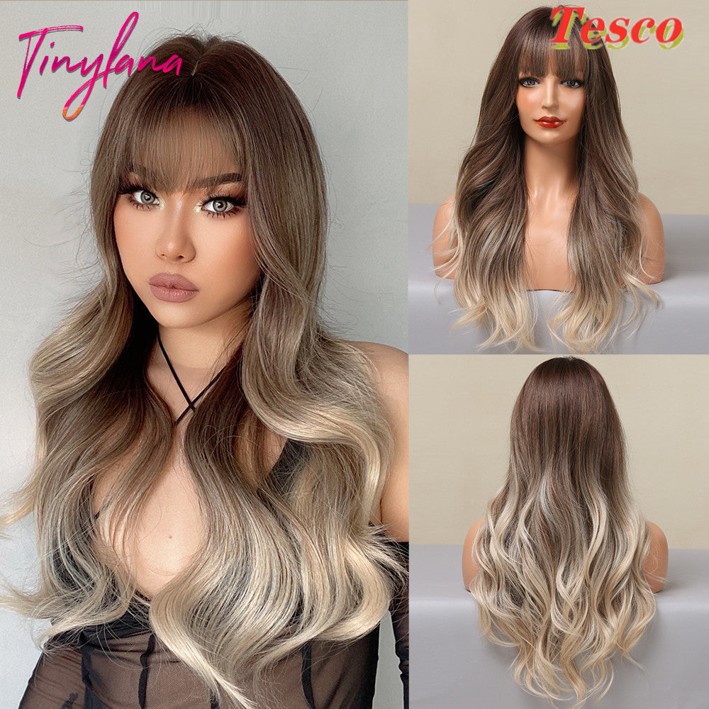 Natural Wavy Wig for Women | Long Full Wavy Hairstyle