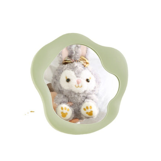 Modern Abstract Desktop Makeup Mirror | Simple Plastic Special-Shaped Design