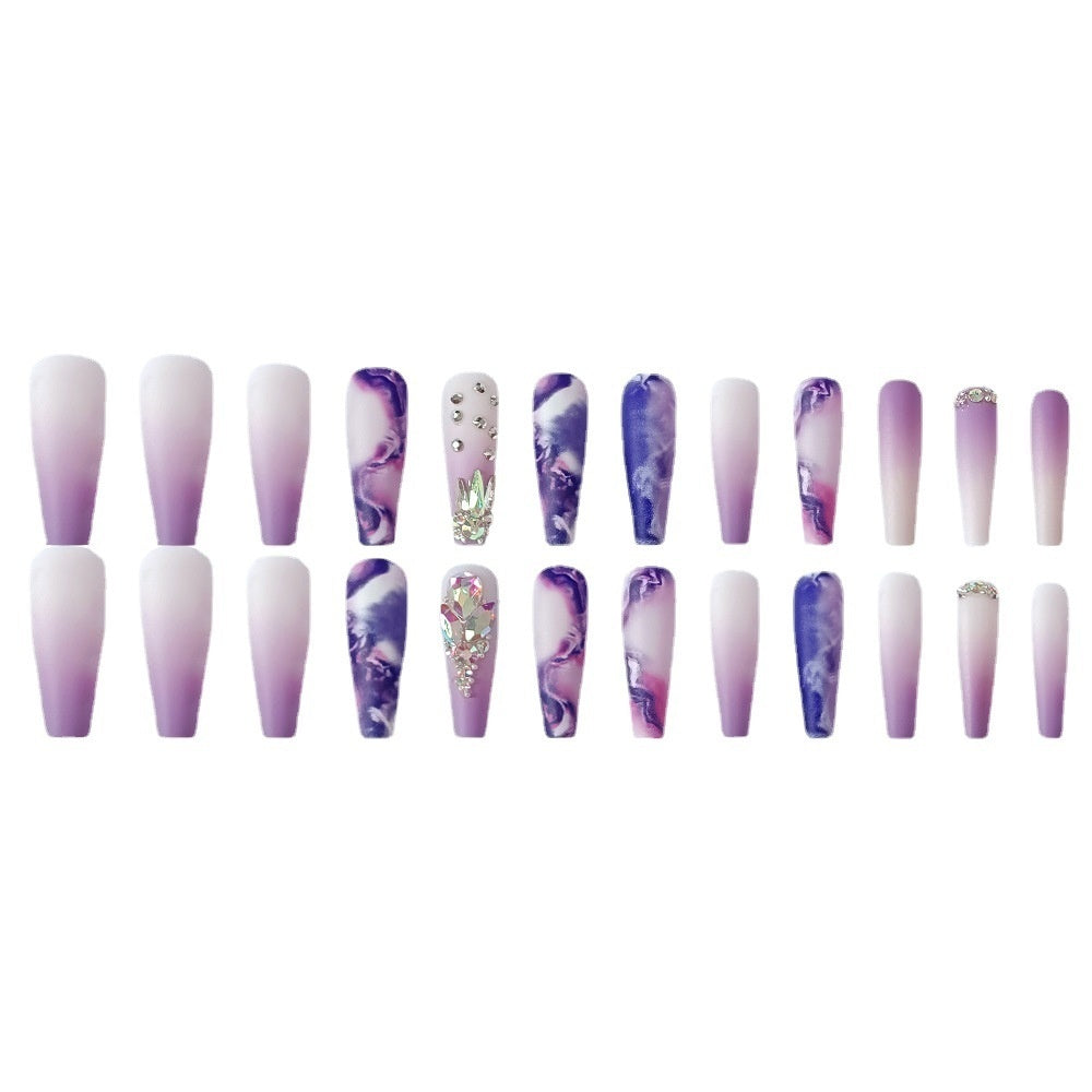 Finished Hand-Worn Press-On Nails | Ready-to-Wear Full Cover Tips