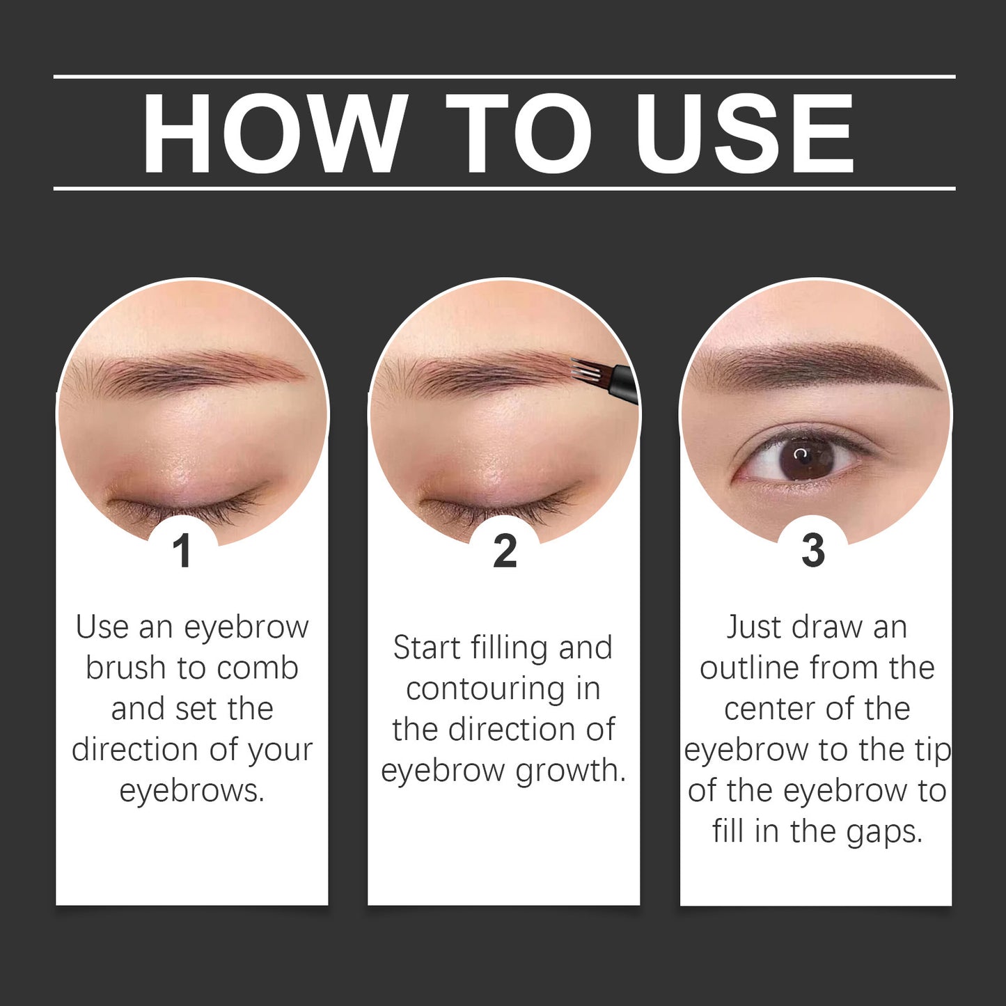 Easy-Glide Wild Decoration Brow Pencil | Long-Lasting & Smudge-Proof